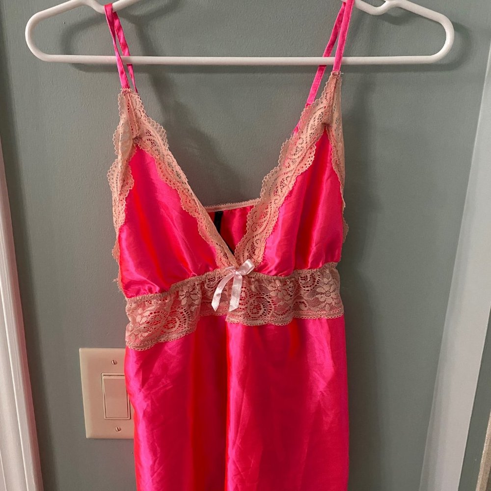 Pink Satin Sleep Set